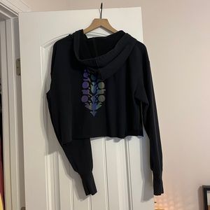 Free People crop hoodie